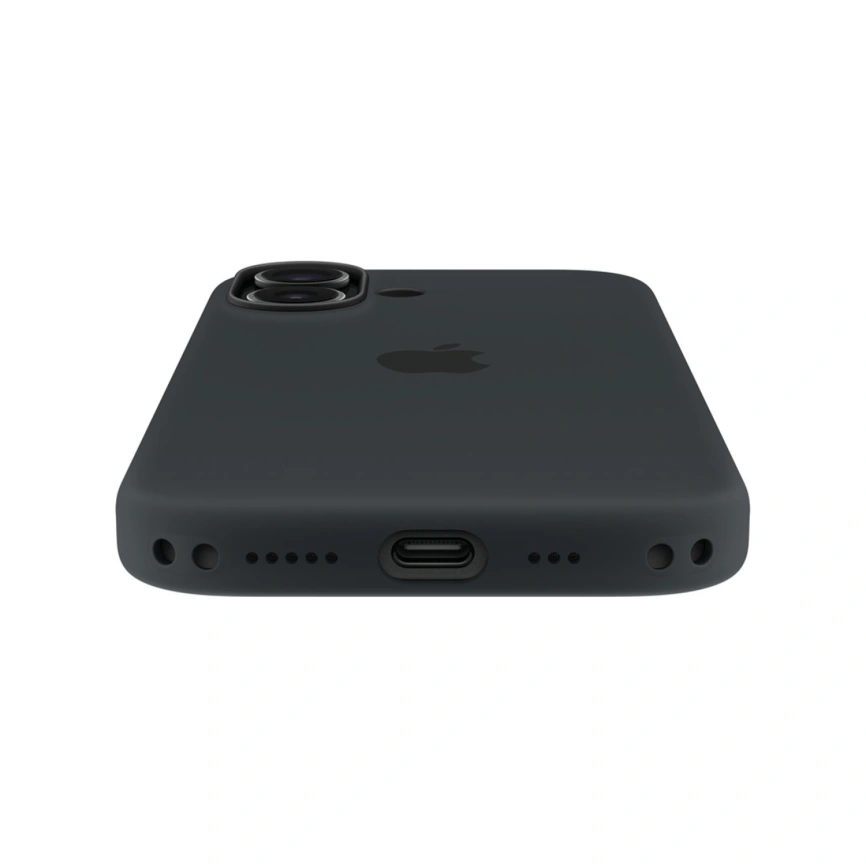 Чехол Apple Silicone Case with MagSafe для iPhone 17 Black фото 6