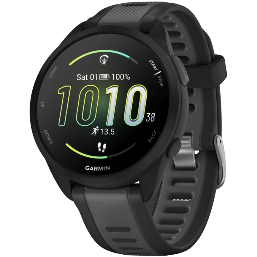 Смарт-часы Garmin Forerunner 165 Music (010-02863-30) Black/Slate Gray фото 1
