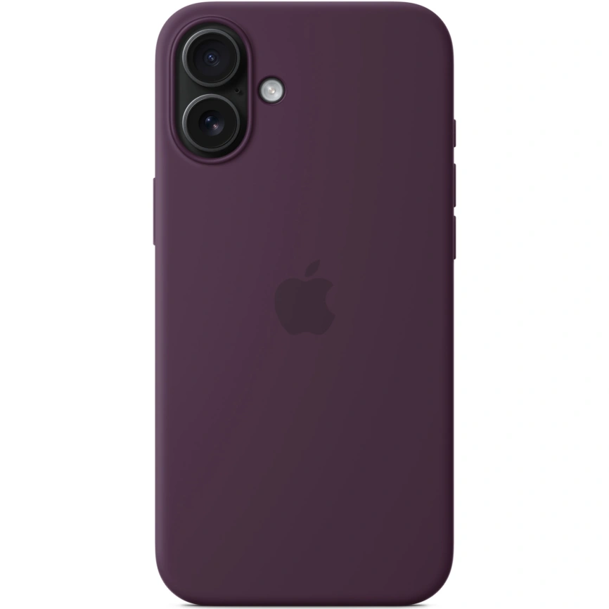 Чехол Apple Silicone Case with MagSafe для iPhone 16 Plum фото 2