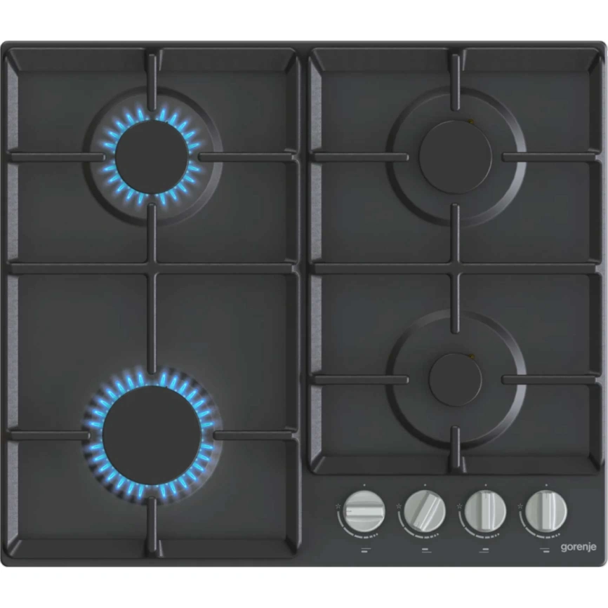 Газовая варочная панель Gorenje G641EXB Black фото 1