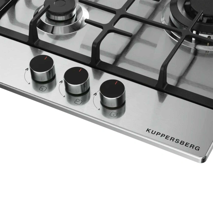 Газовая варочная панель Kuppersberg FS 46 X Silver фото 2