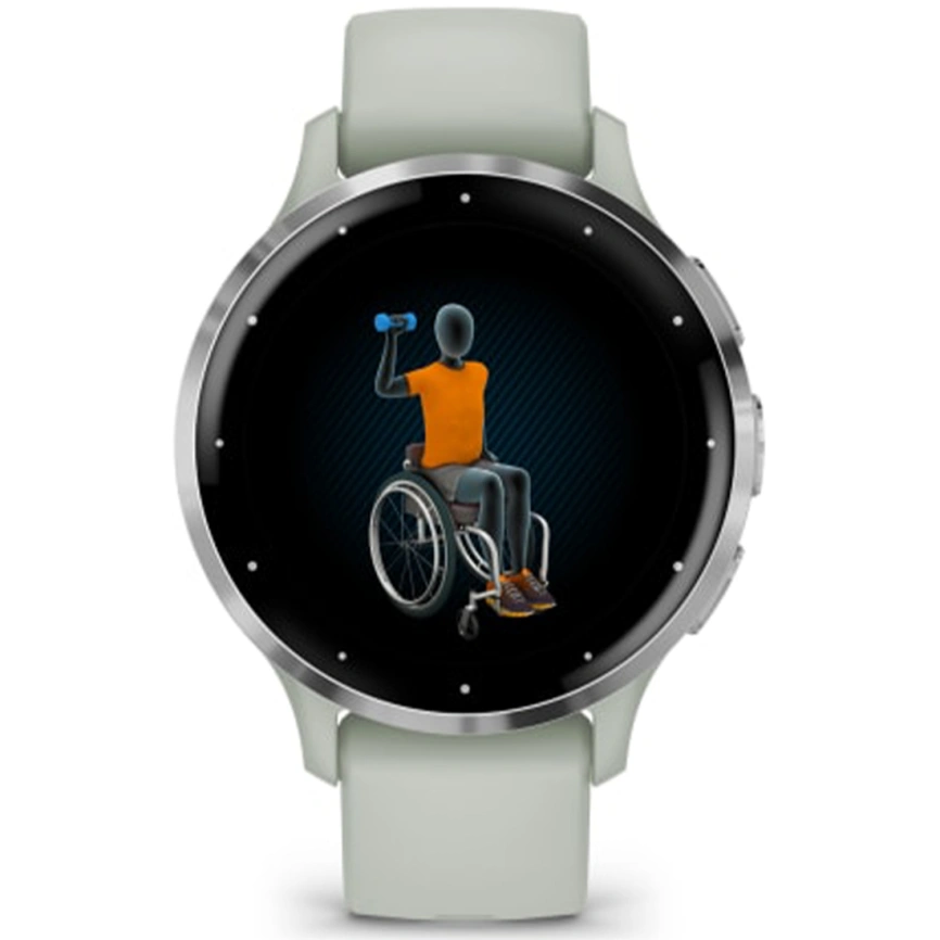 Умные часы Garmin Venu 3s (010-02785-01) 41mm Silver фото 7