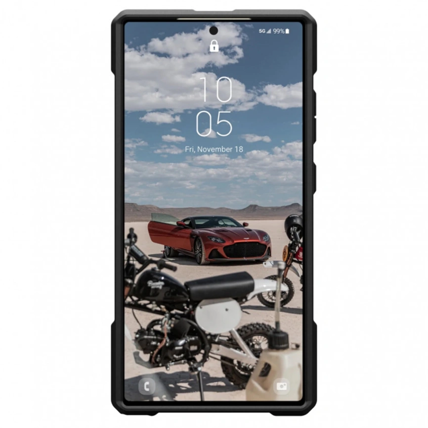 Чехол UAG Monarch PRO with MagSafe для Galaxy S24 Ultra Kevlar-Mallard фото 3