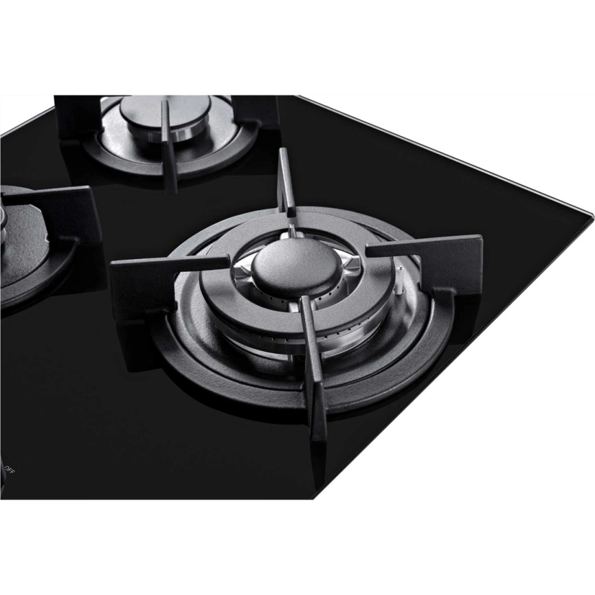 Газовая варочная панель Weissgauff HGG 451 BGH Black фото 4