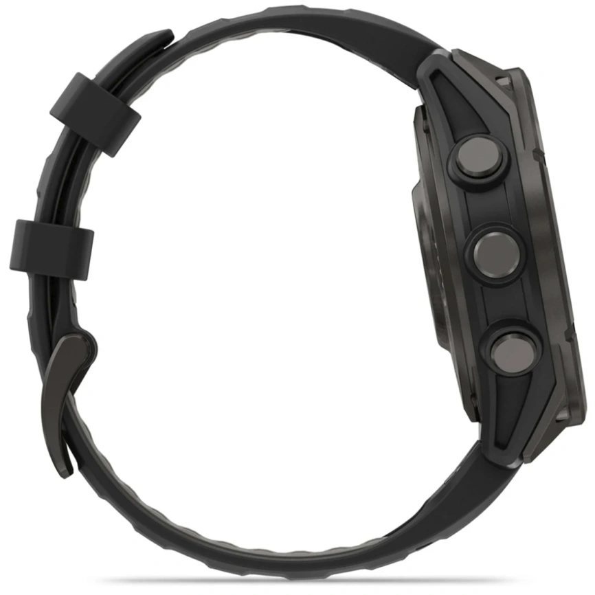 Смарт-часы Garmin Fenix 8 Pro 47mm Amoled Sapphire Lens Carbon Grey DLC Tinanium With Black/Pebble Gray (010-03198-01) фото 4