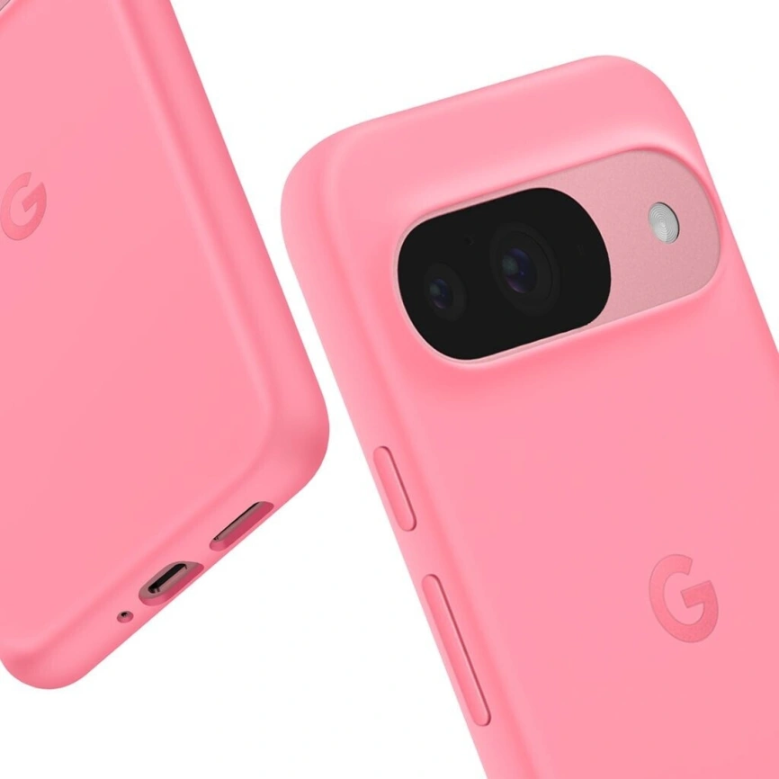 Чехол Google Silicone Protective Case для Google Pixel 9/Pixel 9 Pro Peony фото 2
