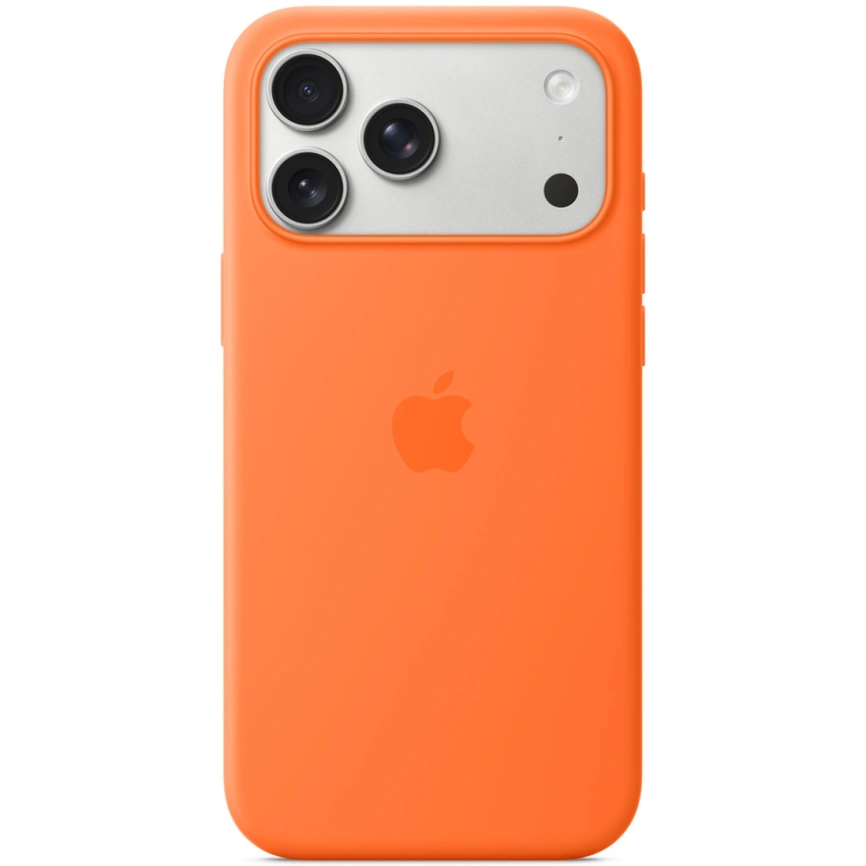 Чехол Apple Silicone Case with MagSafe для iPhone 17 Pro Max Orange фото 2