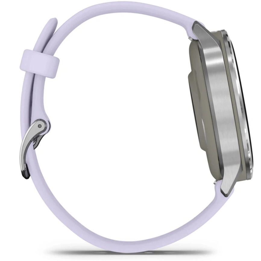 Смарт-часы Garmin Venu 4 41mm Silver Bezel With Periwinkle Silicone Band (010-03013-01) фото 5