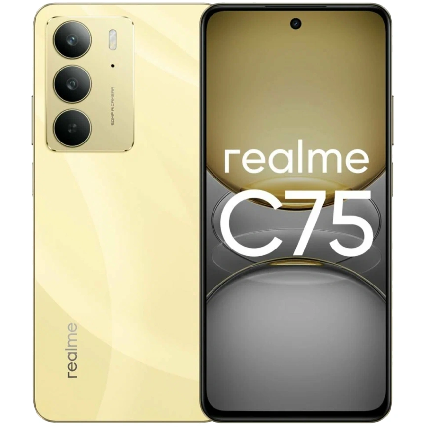 Смартфон Realme C75 8/256Gb Lightning Gold фото 8