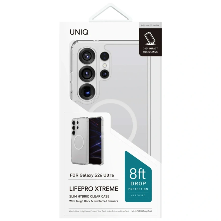 Чехол Uniq Life Pro Xtreme Case with MagClick для Samsung S26 Ultra Clear (GS26UHYB-LPRXMCCLR) фото 3