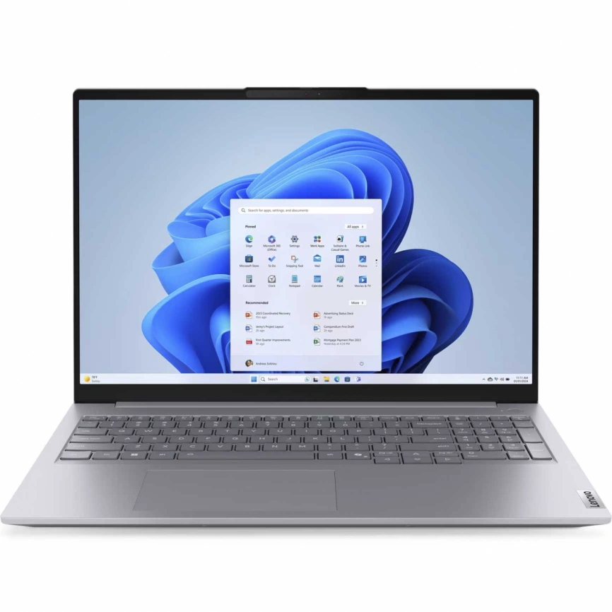 Ноутбук Lenovo ThinkBook 16 G8 IRL 16 IPS/ i5-210H/32GB/512GB SSD (21SH00JNGQ) Arctic Grey фото 1