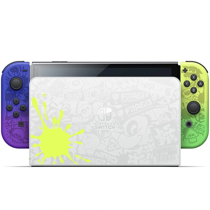 Игровая приставка Nintendo Switch OLED 64GB Splatoon 3 Edition фото 4