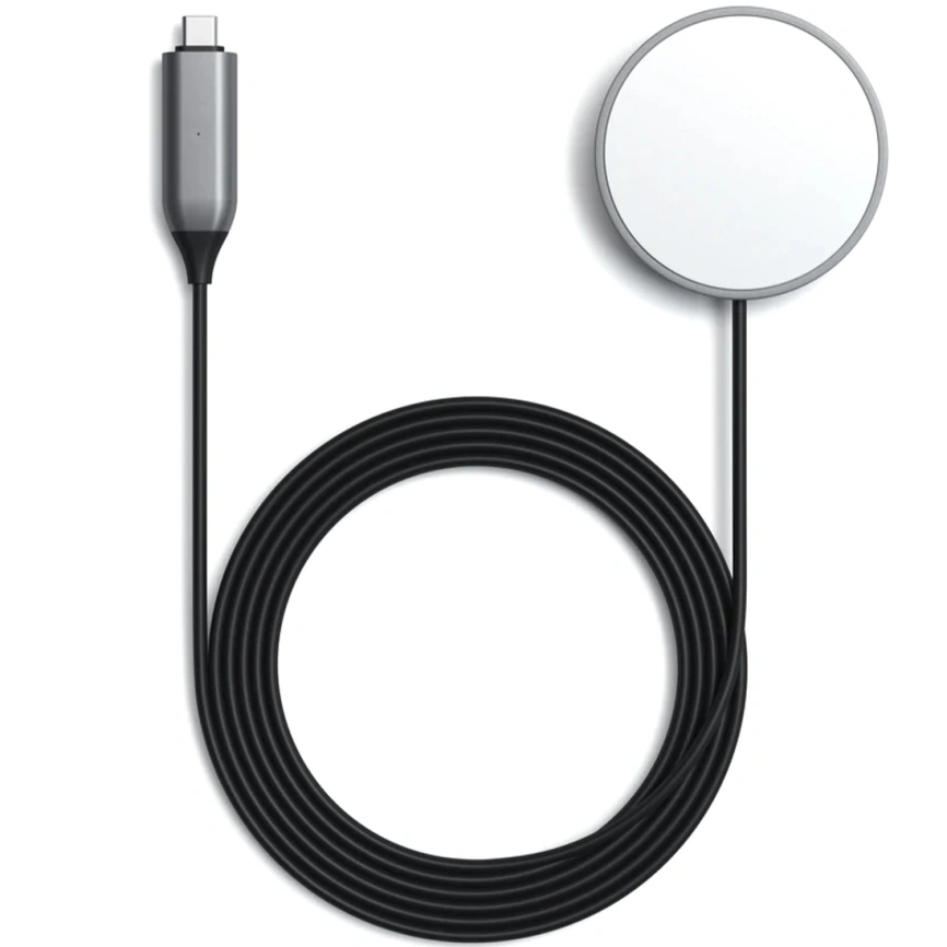 Беспроводное зарядное устройство Satechi 7.5W ST-UCQIMCM Space Grey фото 1