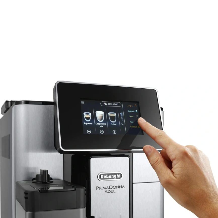 Кофемашина DeLonghi PrimaDonna Soul ECAM610.74.MB Metallic/Black фото 5