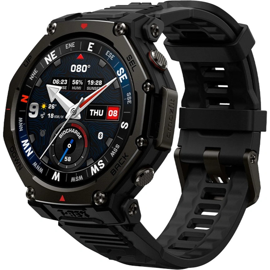 Смарт-часы Amazfit T-Rex 3 Pro 48mm Tactical Black фото 1