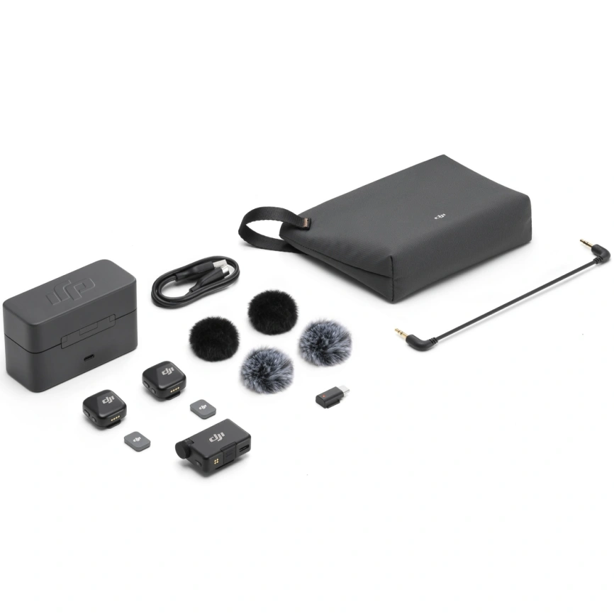 Беспроводная система DJI Mic Mini (2 TX + 1 RX + Charging Case) фото 2