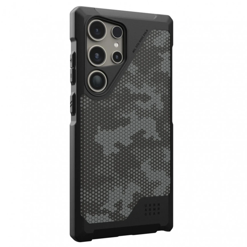 Чехол UAG Metropolis LT with MagSafe для Galaxy S24 Ultra Micro Hex Camo Graphite фото 2