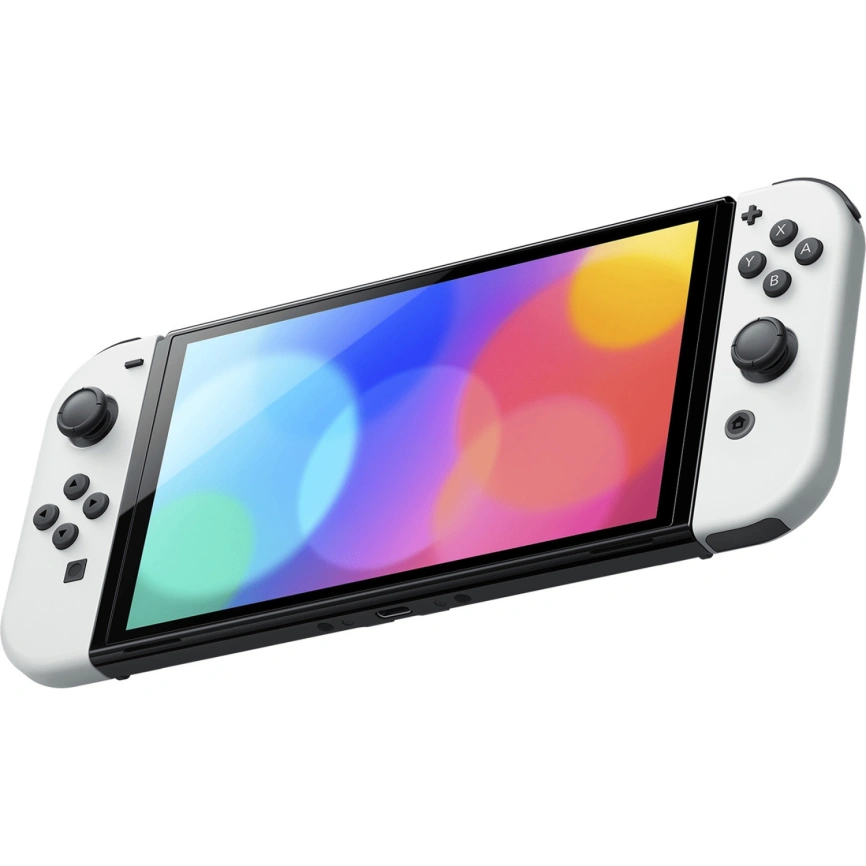 Игровая приставка Nintendo Switch OLED 64GB White фото 4