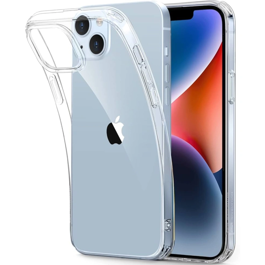 Чехол TPU для iPhone 14 Transparent фото 1