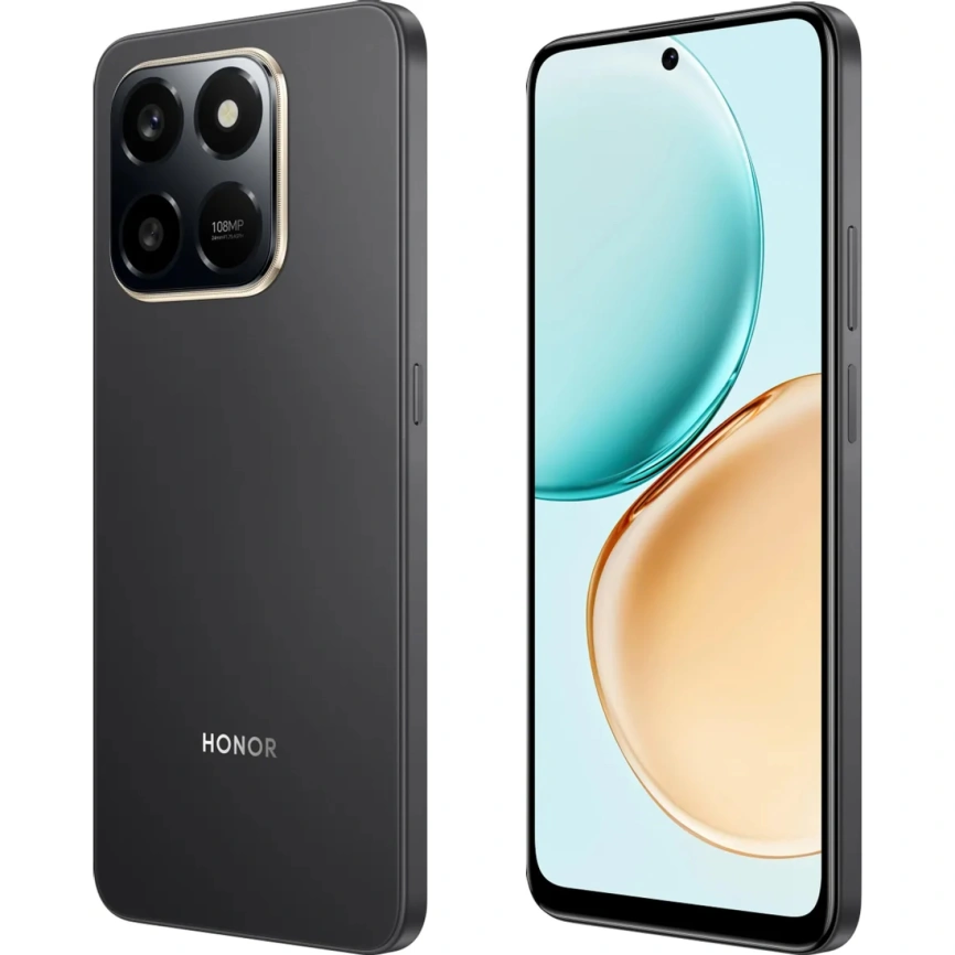 Смартфон Honor X7d 8/256Gb Velvet Black фото 2