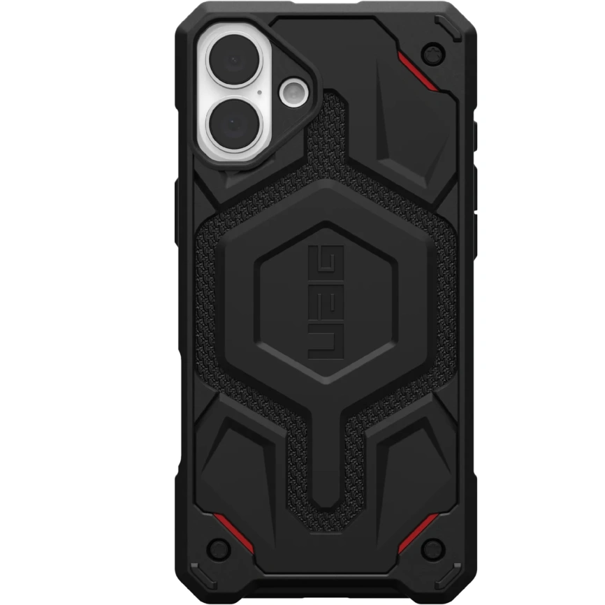 Чехол UAG MagSafe Monarch Pro для iPhone 16 Kevlar Black фото 1