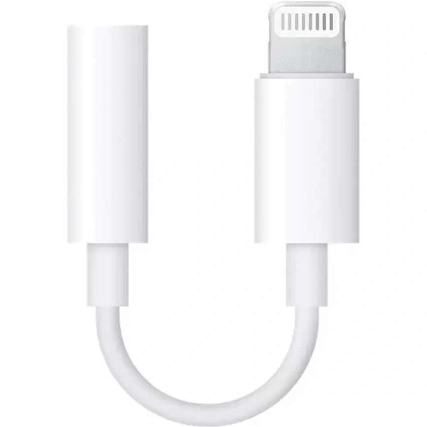 Переходник Apple Lightning to 3,5mm Headphone Jack MMX62ZM/A White фото 2