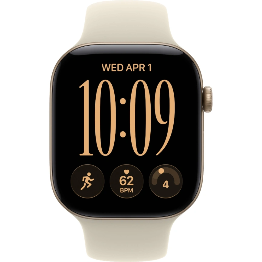 Смарт-часы Apple Watch Series 12 42mm Light Gold Aluminum Case with Sand Sport Band S/M фото 3