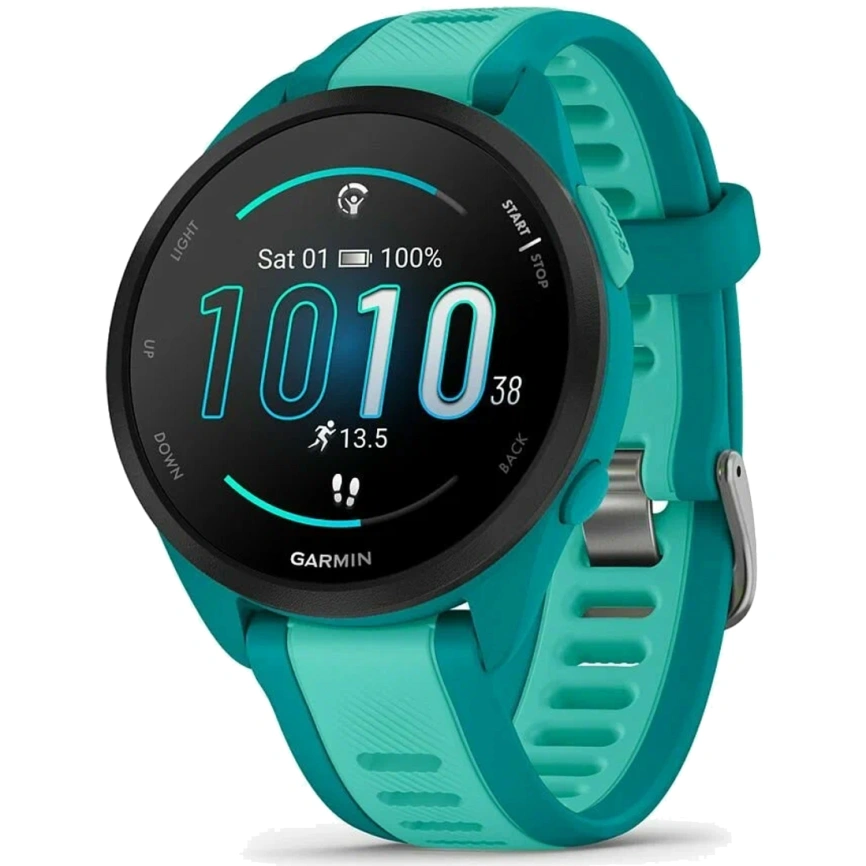 Смарт-часы Garmin Forerunner 165 Music (010-02863-32) Turquoise/Aqua фото 1
